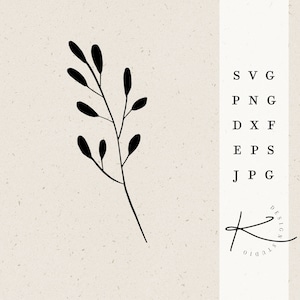 LEAF PLOTTER FILE 02 / svg png dxf jpg eps paquete de archivos para archivo de trazador