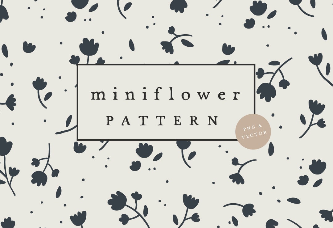 Mini Flower Pattern Animation PATTERN MINI FLOWER / Hand Drawn Seamless Kids Pattern for Graphic ...