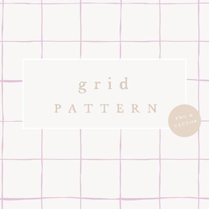 PATTERN GRID / hand drawn seamless Kids Pattern for Graphic Design, Fabrics and many more