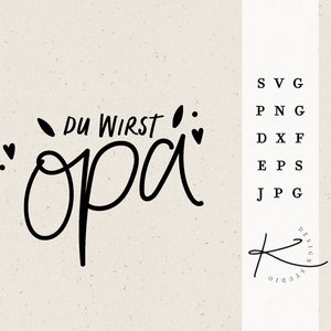USTED SERÁ GRANDPA archivo de trazador / svg png dxf jpg eps paquete de archivos para trazador
