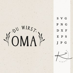 USTED SERÁ GRANDMA archivo de trazador / svg png dxf jpg eps paquete de archivos para trazador