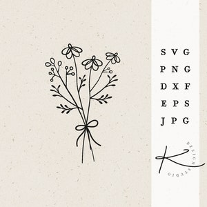 ARQUIVO DE PLOTTER DE BOUQUET DE FLOR / N0 3 svg png dxf jpg pacote de arquivos eps para arquivo de plotter