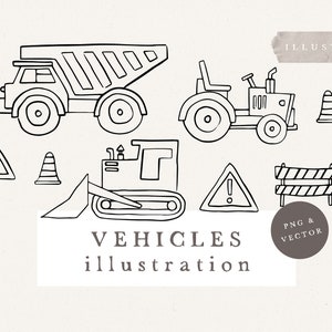 VEHÍCULOS / archivo vectorial clipart Inscripción escolar Archivo de trazador de regreso a la escuela
