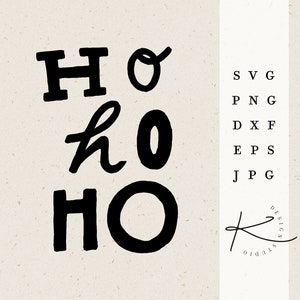 HOHOHO PLOTTER FILE / Saying Winter Advent Merry Christmas xmas svg png dxf jpg eps file bundle for plotter file
