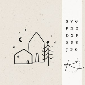 WINTER PLOTTERDATEI 08 / svg png dxf jpg eps file bundle for plotter datei