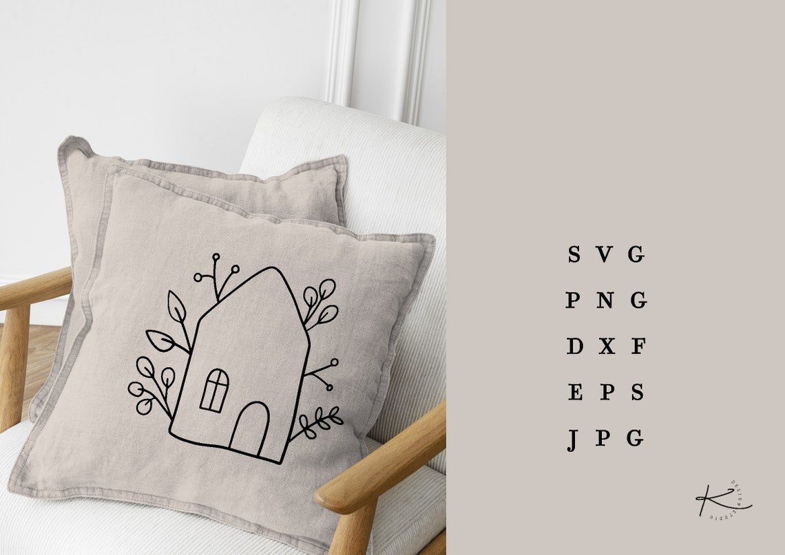 HOUSE PLOTTER FILE / Svg Png Dxf Jpg Eps File Bundle for Plotter - Etsy
