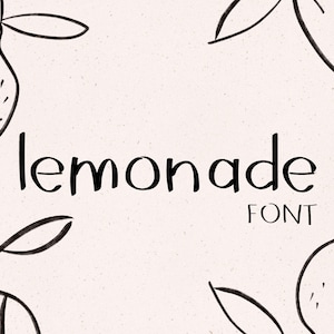 FONT KINDHEIT / handwritten font for logo, wedding, kids casual chic style modern calligraphy hand lettering fonts