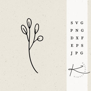 LEAF PLOTTER FILE 03 / svg png dxf jpg eps paquete de archivos para archivo de trazador