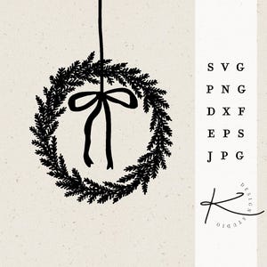 PLOTTER FILE WREATH / Svg Png Dxf Jpg Eps File Advent Wreath Christmas ...
