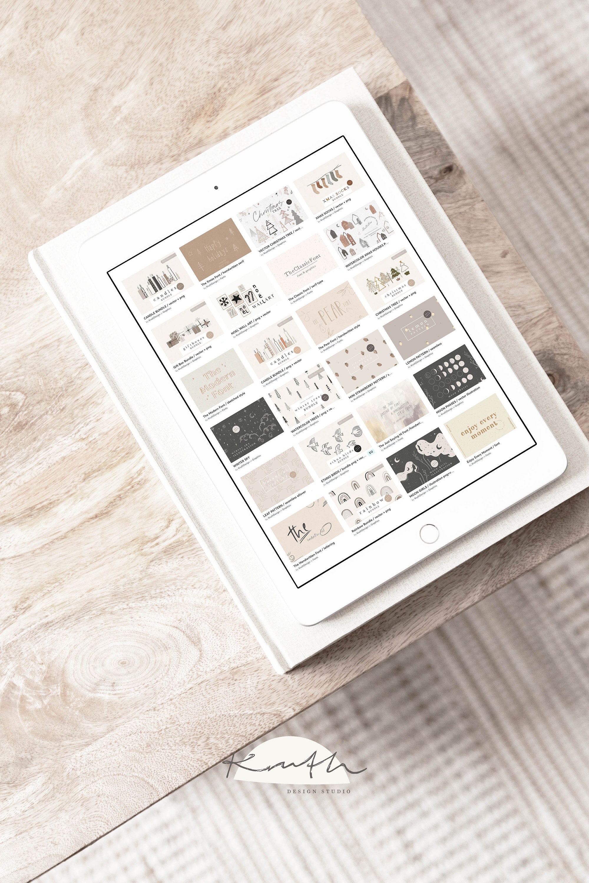 XMAS TREES CLIPART / Hand Drawn Xmas Christmas Tree Etsy