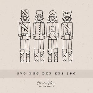 PLOTTER FILE NUTCRACKER / svg png dxf jpg arquivo eps plotter árvore Natal