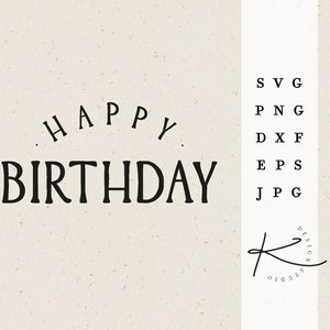 FELIZ ANIVERSÁRIO ARQUIVO PLOTTER / svg png dxf jpg pacote de arquivos eps para plotter
