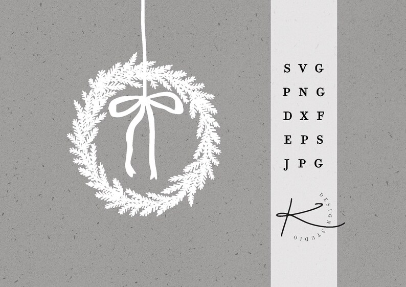 PLOTTER FILE WREATH / Svg Png Dxf Jpg Eps File Advent Wreath Christmas ...