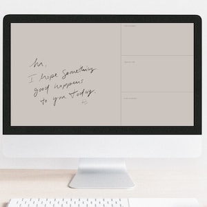 WALLPAPER / organizer for your laptop desktop background
