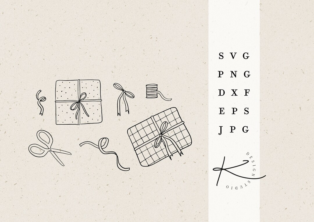 SCISSORS BOWS PLOTTER FILE / Christmas Tree Winter Christmas Xmas Svg ...