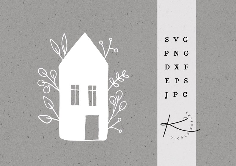 HOUSE PLOTTER FILE / Svg Png Dxf Jpg Eps File Bundle for Plotter - Etsy