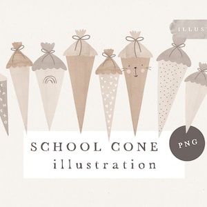 PAQUETE ESCOLAR / archivo vectorial clipart Inscripción escolar Regreso a la escuela