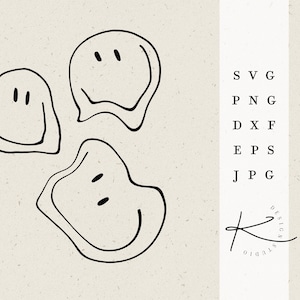 SMILE PLOTTER FILE / svg png dxf jpg eps paquete de archivos para trazador