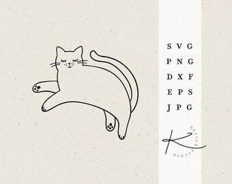 CAT PLOTTER FILE / svg png dxf jpg eps Set Plotter File Clipart