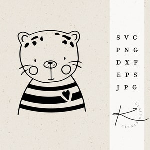 PLOTTERDATEI LEOPARD / svg png dxf jpg eps file bundle for plotter datei