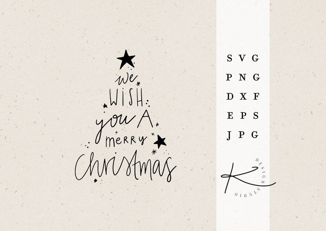 MERRY CHRISTMAS PLOTTERDATEI 01 / svg png dxf jpg eps file bundle for ...
