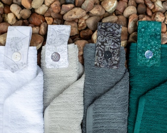 Toalla de mano colgante moderna: para cocina, lavandería o baño.