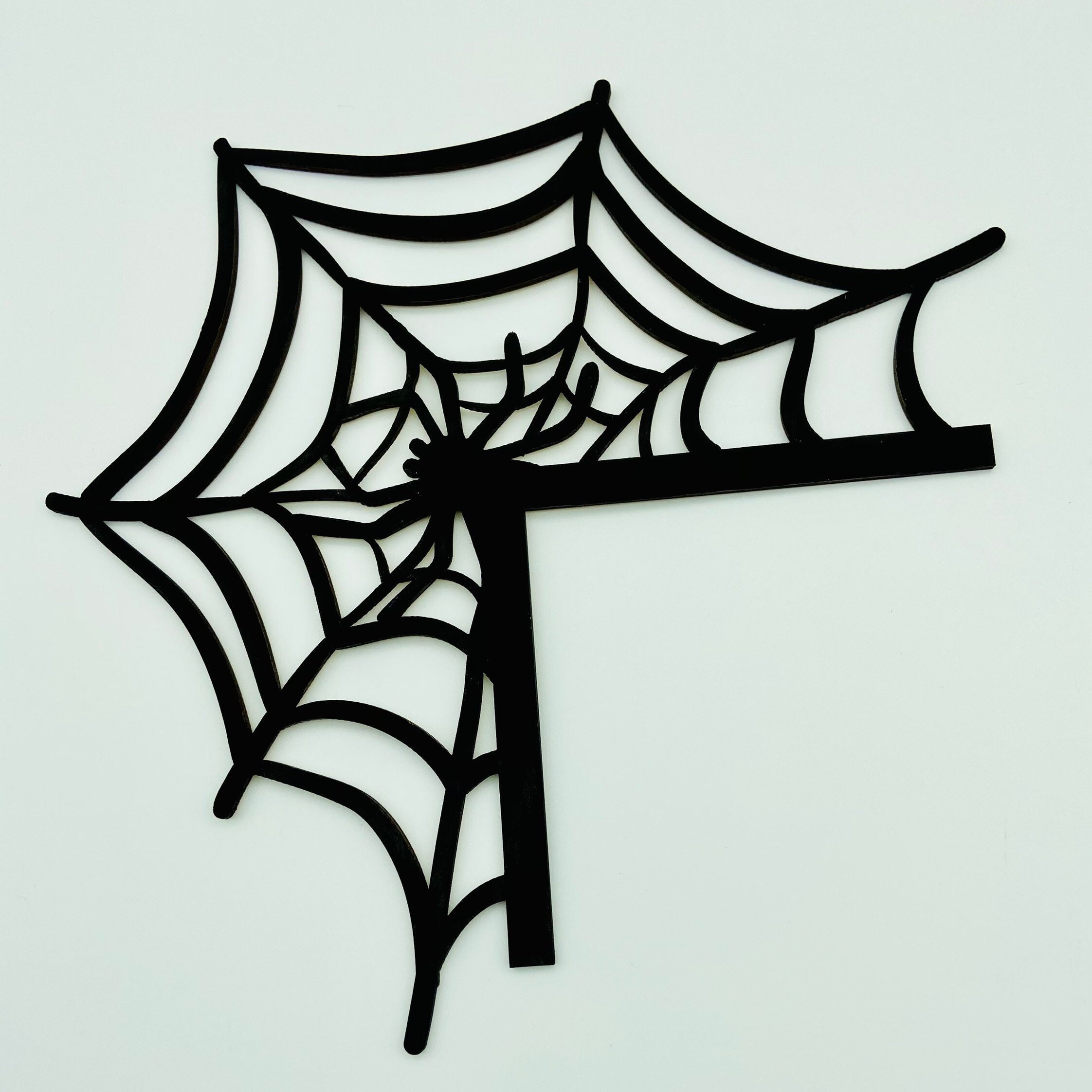 Spider in Spiderweb Door Trim Art Spider Web Art - Etsy