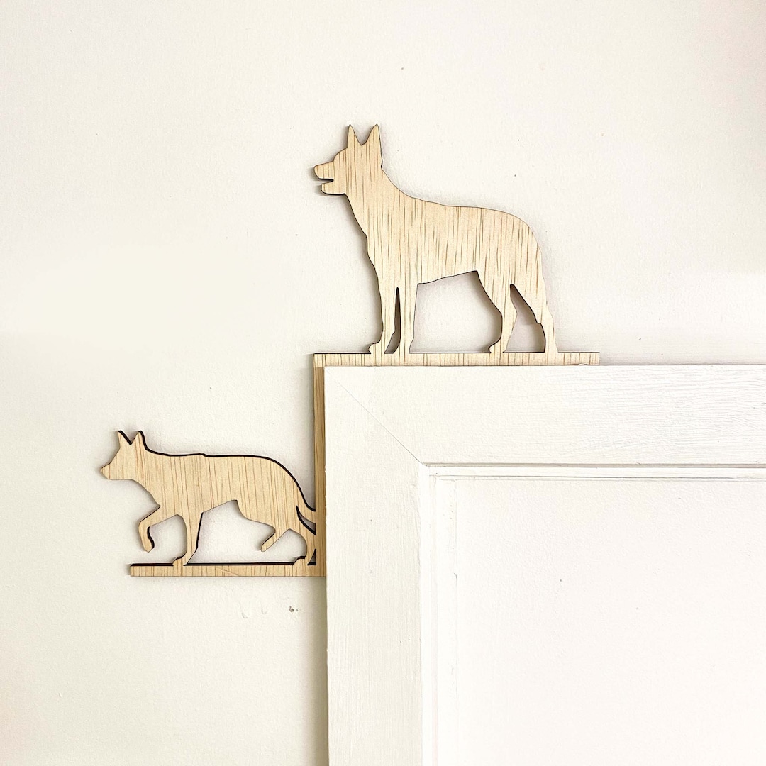 Kelpie Dog Wall Art, Window or Door Trim, Kelpie Dog Home Decor Etsy