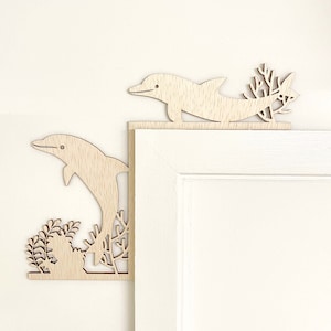 Dolphin Wall Art, Window or Door Trim, Dolphin Home Decor