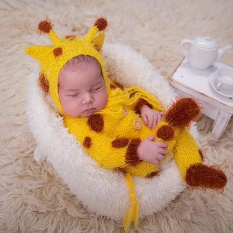 Infant Baby Giraffe Costume Outfit main image 0