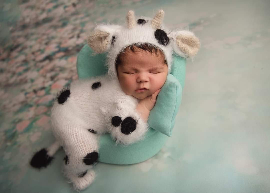 QIAONIUNIU Disfraz de vaca para bebé para Halloween, mameluco para niños  pequeños, rómper para cosplay, de 6 a 12 meses – Yaxa Colombia