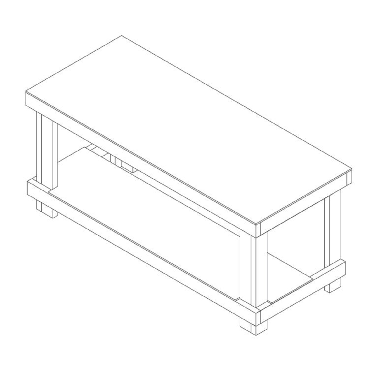 Simple Work Bench Plans - Blueprints Digital Download - Etsy