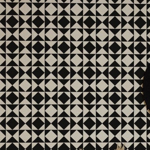 Eclectic Geometric wallpaper - Peel and Stick Wallpaper or Non Pasted Wallpaper / Geometric Removable wallpaper / Black and white wallpaper