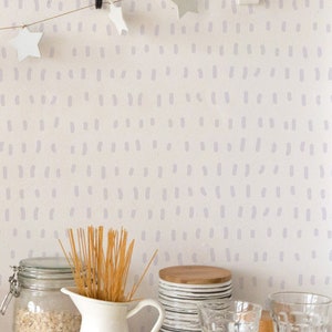 Minimalist Striped wallpaper - Peel and Stick Wallpaper or Non Pasted Wallpaper / Striped Removable wallpaper / Pastel aesthetic wallpaper