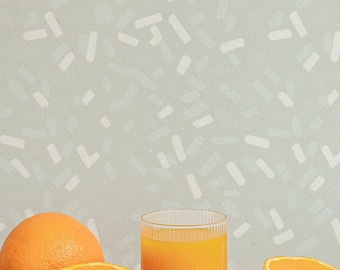Neutral Kitchen wallpaper - Peel and Stick Wallpaper or Non Pasted Wallpaper / Terrazzo Removable wallpaper / White self-adhesive wallpaper