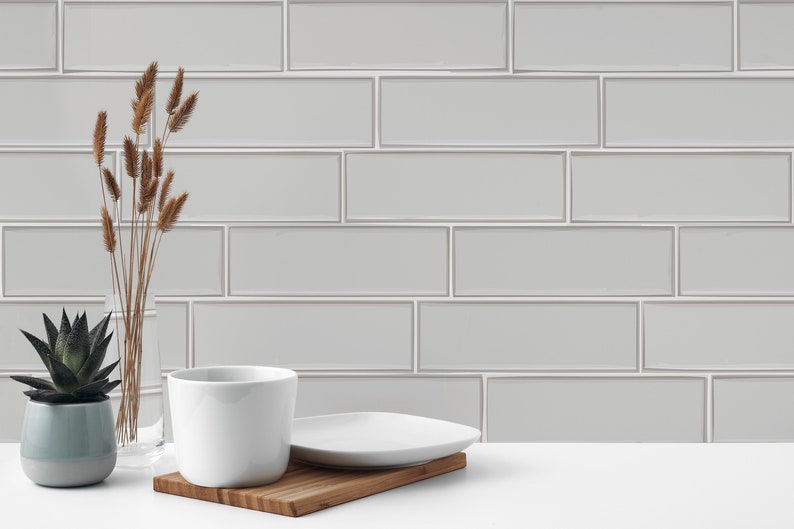 White Brick Wallpaper / White Brick Removable Wallpaper / Faux Etsy
