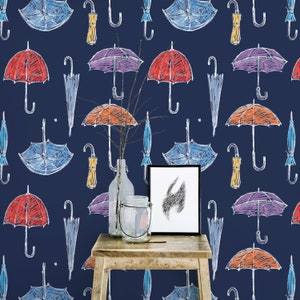 Fancy Walls - Removable Colorful Novelty Wallpaper