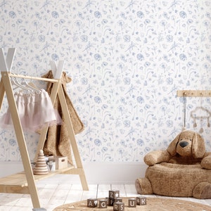 Unpasted Wallpaper - Floral Minimalist by Fancy Walls