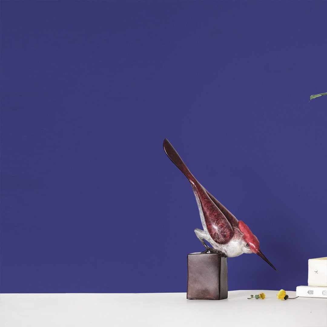 Navy Blue Peel and Stick Wallpaper / Solid Navy Blue Removable Etsy