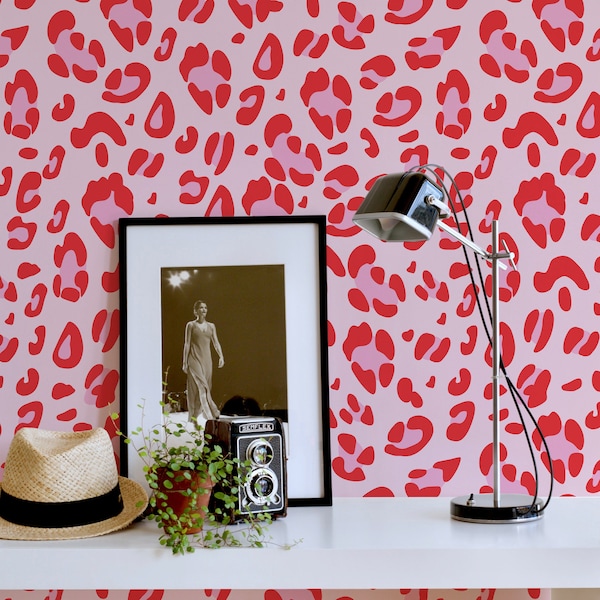Animal Print Removable Wallpaper Etsy