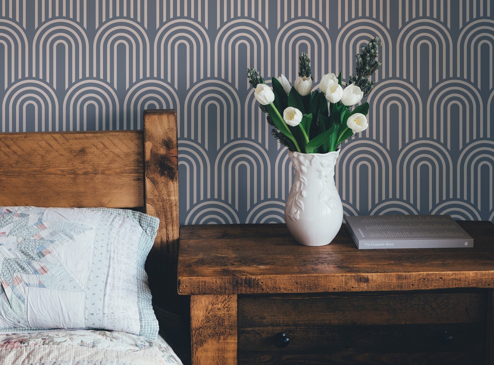 Stick and peel wallpaper / Art deco Stick and peel wallpaper / Etsy