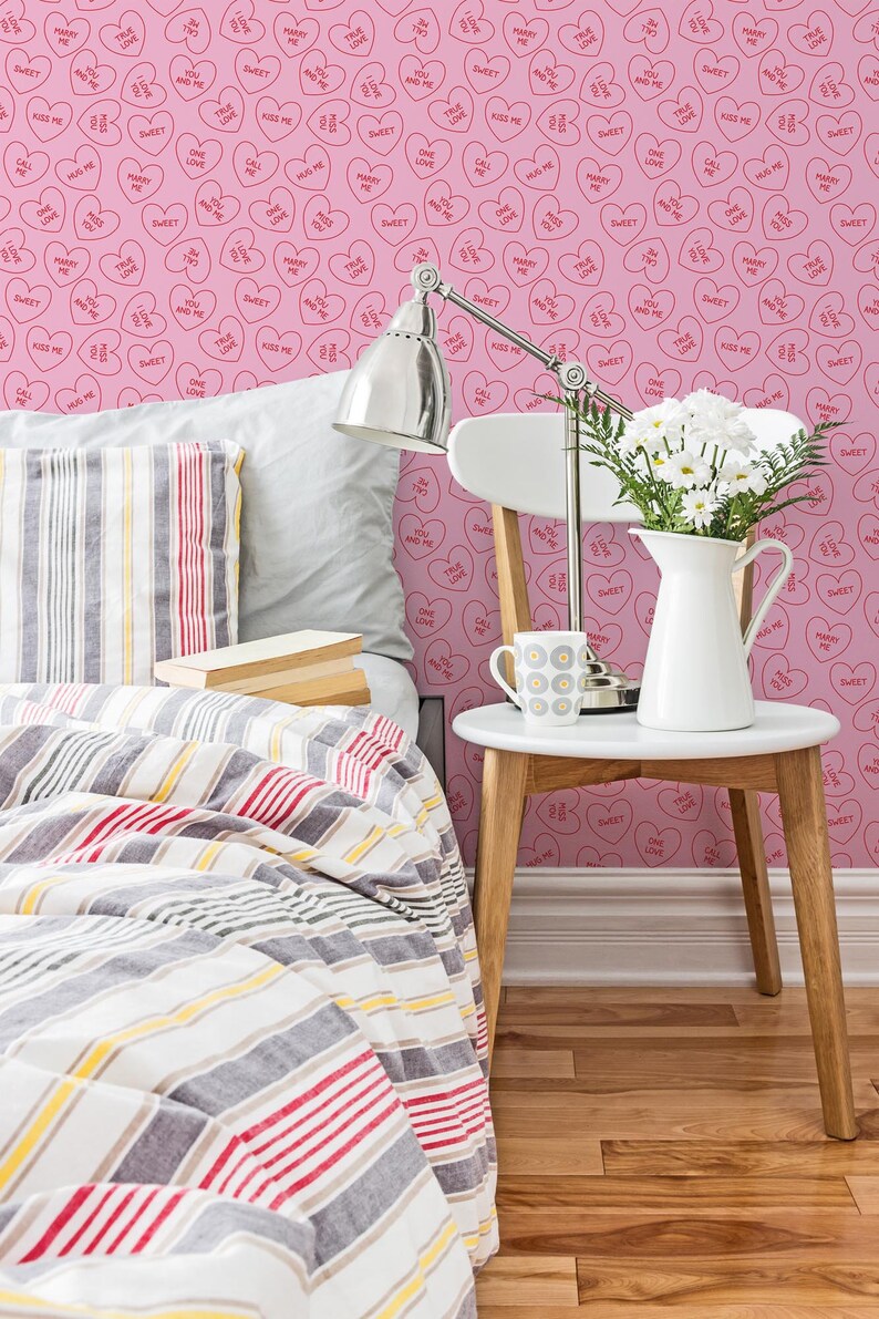 Fancy Walls Pink Fun Peel and Stick Wallpaper