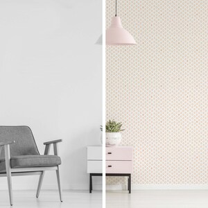 Polka Dot Removable Wallpaper / Polka Dot Pattern Peel and - Etsy