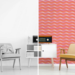 Geometric Peel and Stick Wallpaper by Fancy Walls