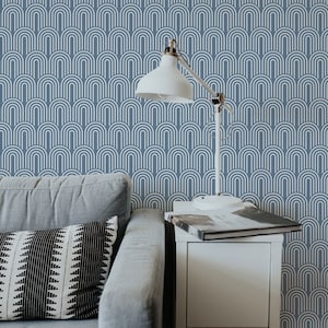 Art Deco Peel and Stick wallpaper / Boho Removable wallpaper / Art Deco Arch wallpaper - Self-adhesive or Traditional