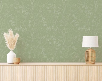 DacaiCloth Vintage Floral Peel And Stick Wallpaper,Branches And Blooms - View #4