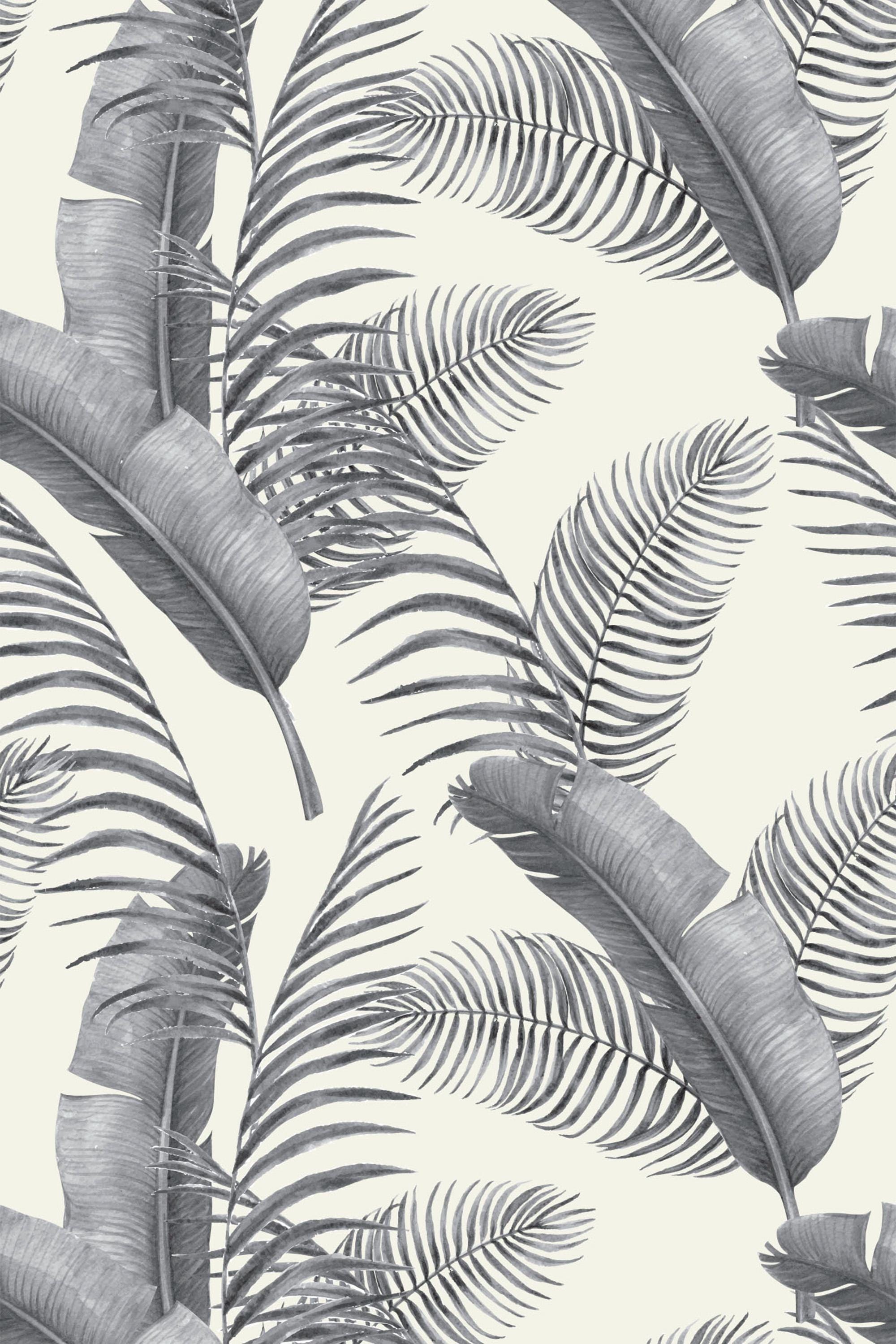 Palm Leaf Peel and Stick Wallpaper / Tropical Removable Wallpaper ...