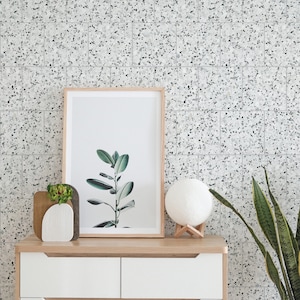 Terrazzo Tile Peel and Stick wallpaper / Mosaic Removable wallpaper / Terrazzo wallpaper - Self-adhesive or Traditional