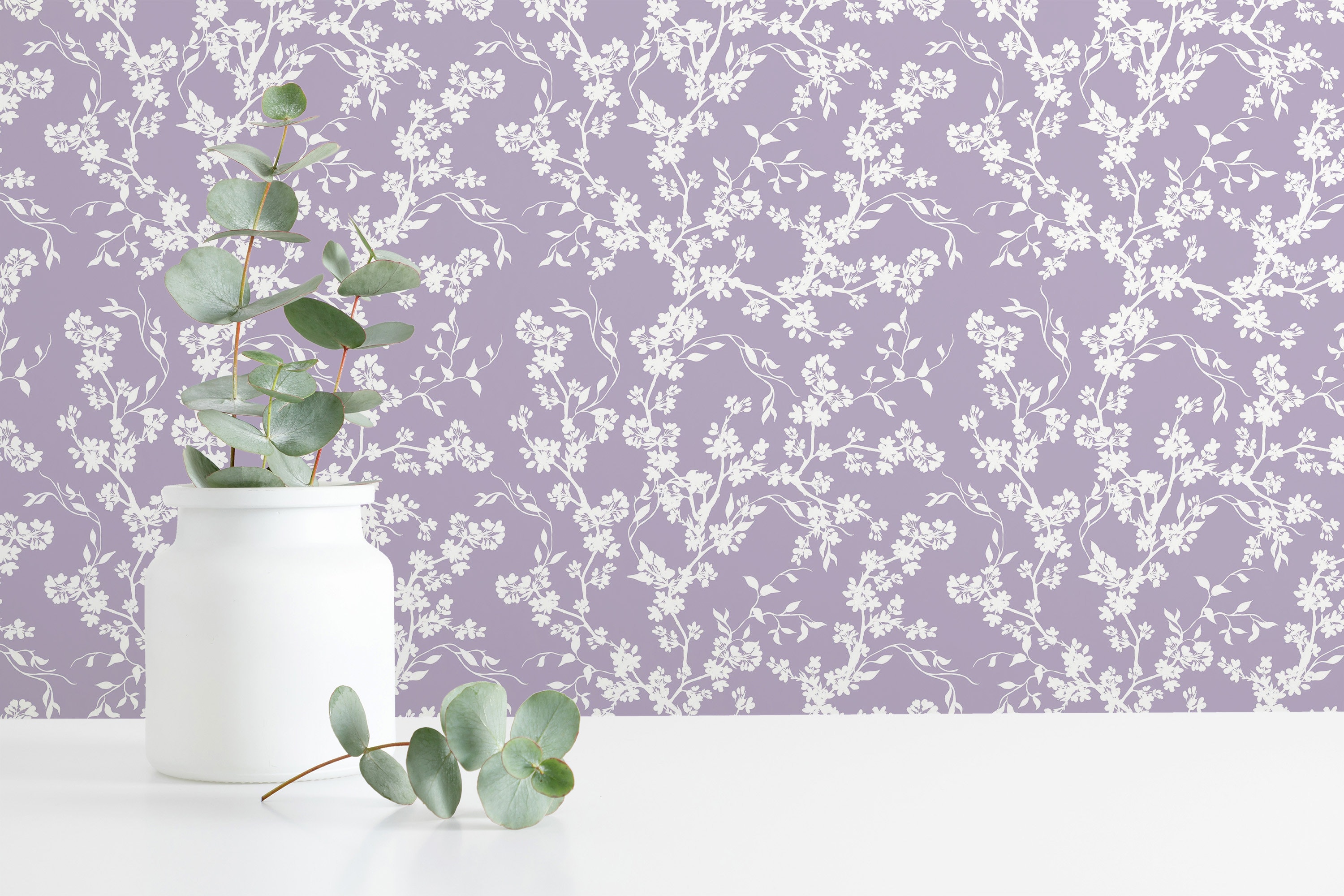 Lilac Wallpaper Plain