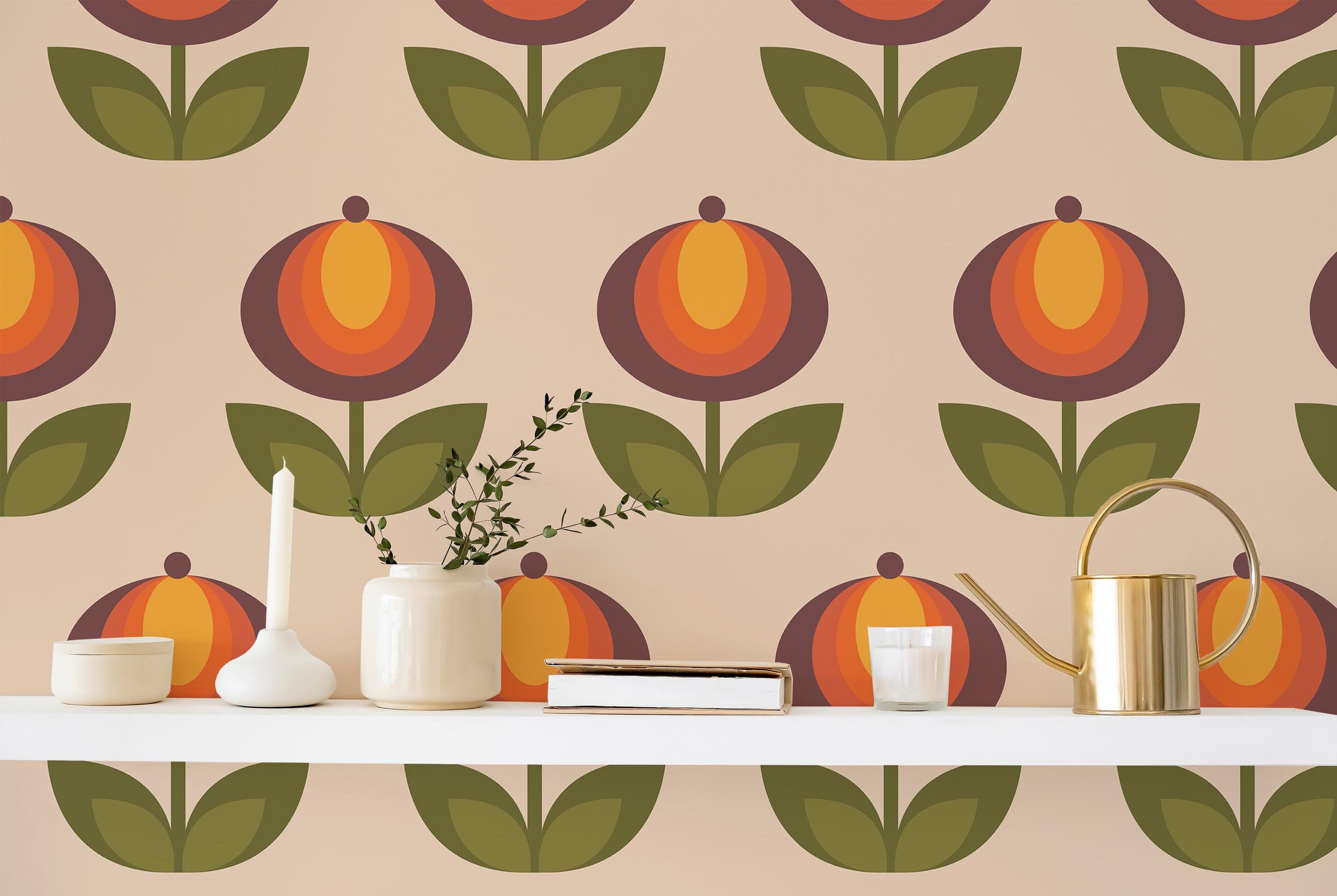 Orla Kiely Cotone Tessuto Estate Fiore Tenda Fodera Cuscino Borsa - Foto 2